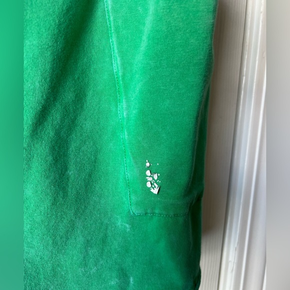 Free People Hot Shot Tee Romper in Green Sheen size Large - Picture 5 of 8